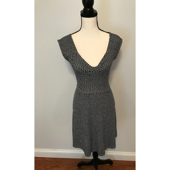 Anthropologie Postmark Rolo Criss-Cross-Back Navy Dress - Picture 1 of 10